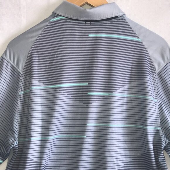 Nike Golf Men's Polo Gray Dri-Fit Tour Performance Activewear Shirt Size M - Picture 3 of 8